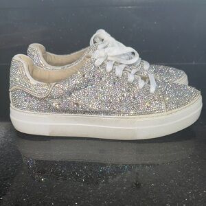 Betsey Johnson Sidny Rhinestone Sneakers